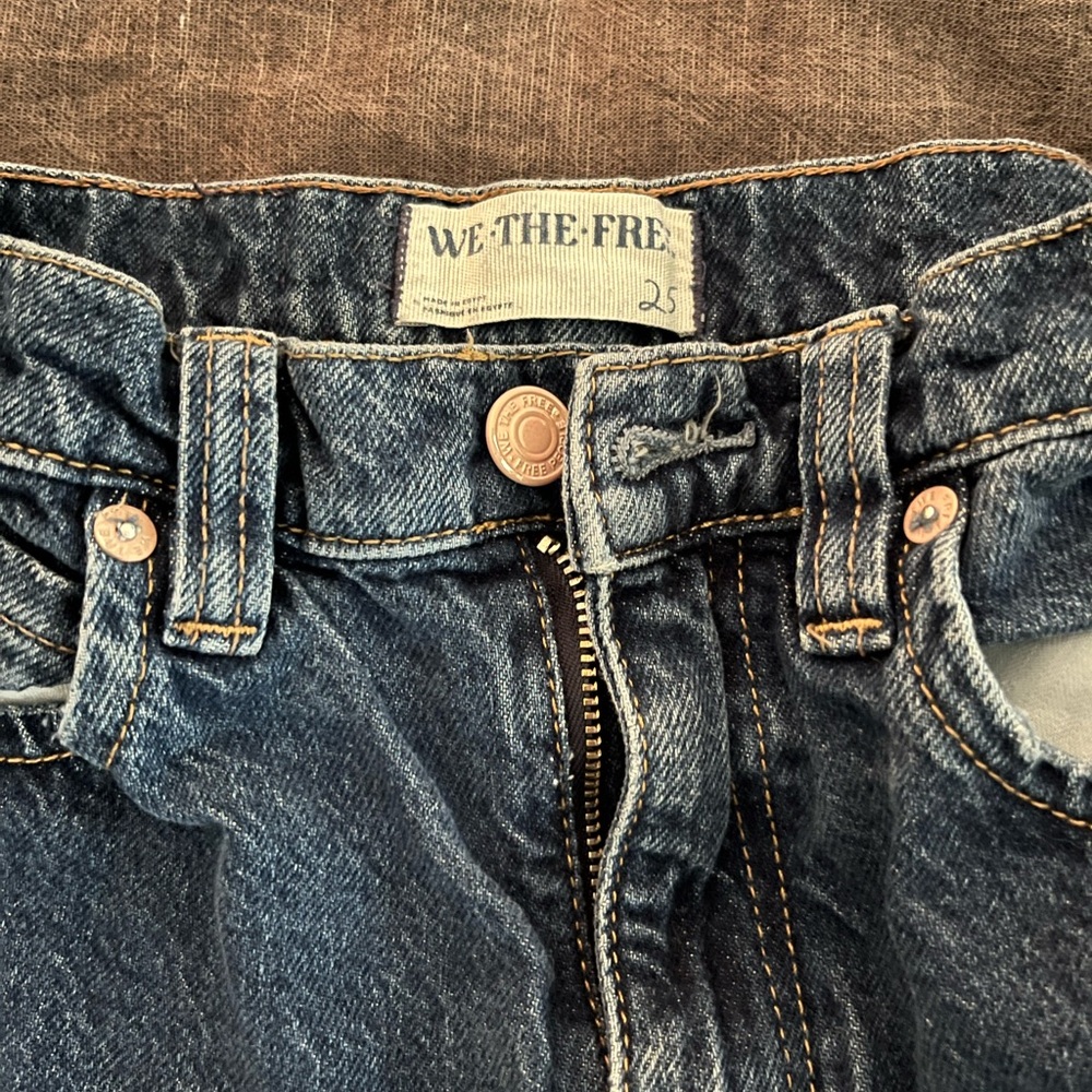 We The Free Dark Blue Relaxed Jeans